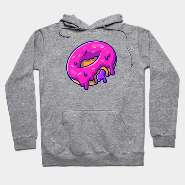 Floating Doughnut Cartoon Hoodie by Catalyst Labs